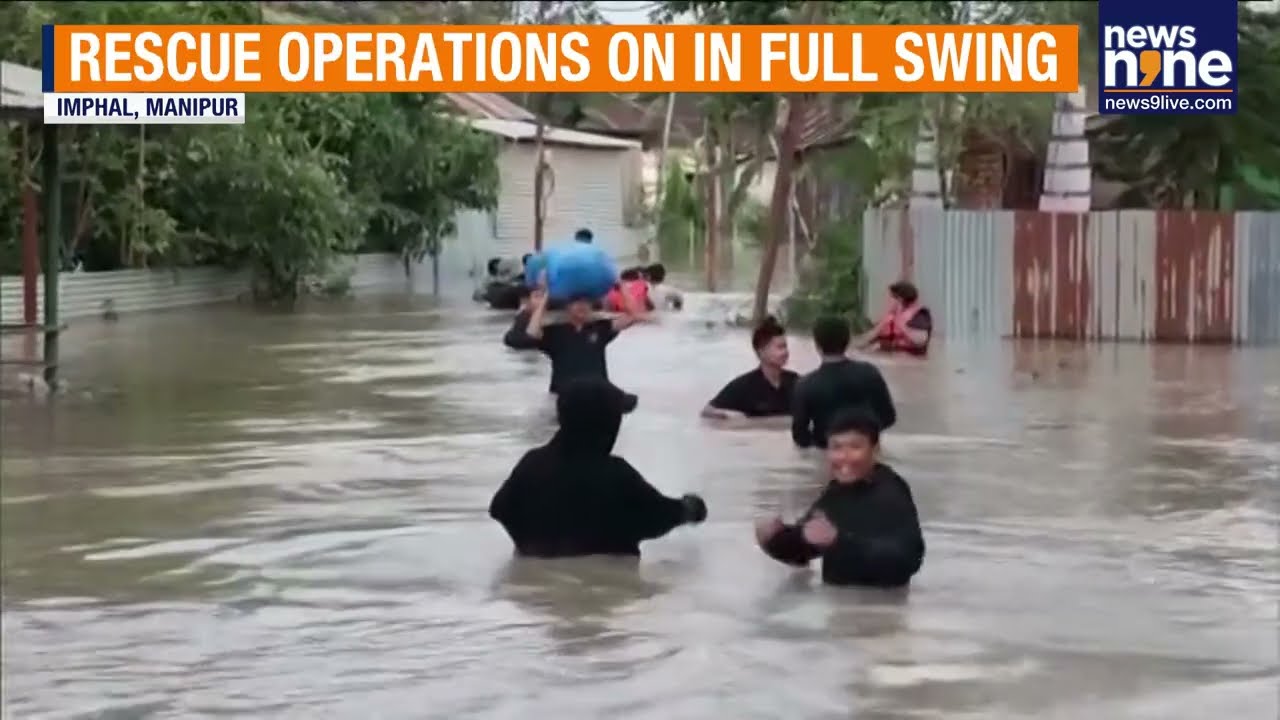 Floods Devastate Manipur as Imphal and Iril River Embankments Breach, Thousands Displaced | News9