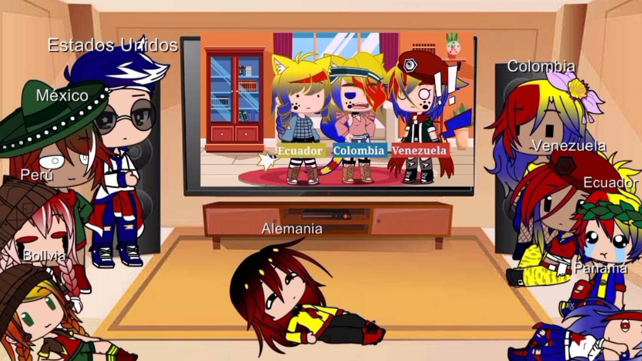 🌎🗻los Countryhumans reaccionan a videos de Ecuador🇪🇨~Parte ||gabylacountry