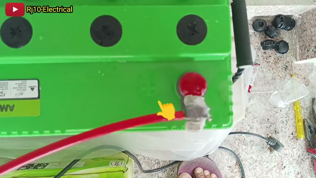 How to install inverter/ amaron UPS/ Amaron battery/ installation/youtube /video/200A battery