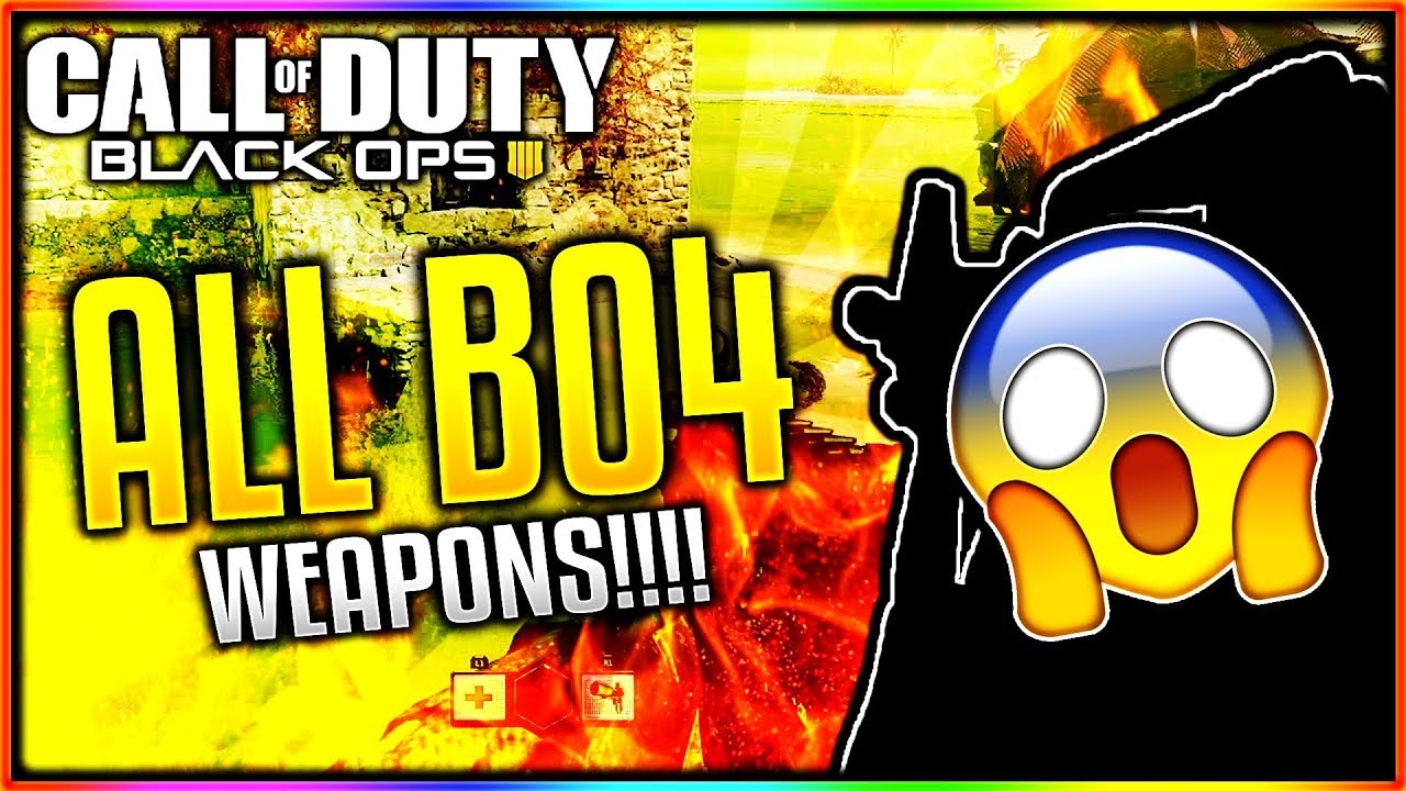 ALL WEAPONS in Call of Duty BLACK OPS 4! (ALL NEW BO4 MULTIPLAYER WEAPONS)