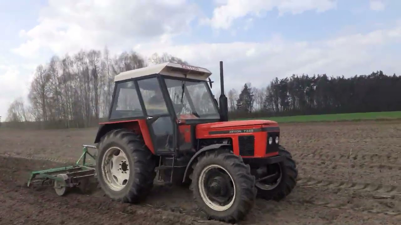 uprawa  pod  kukrdze  zetor 7045 w akci
