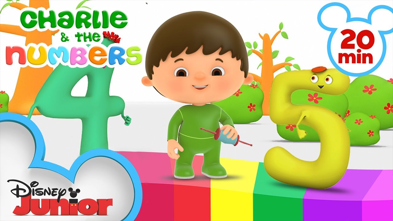 Charlie Meets the Numbers Part 2 | Kids Songs and Nursery Rhymes | @disneyjr