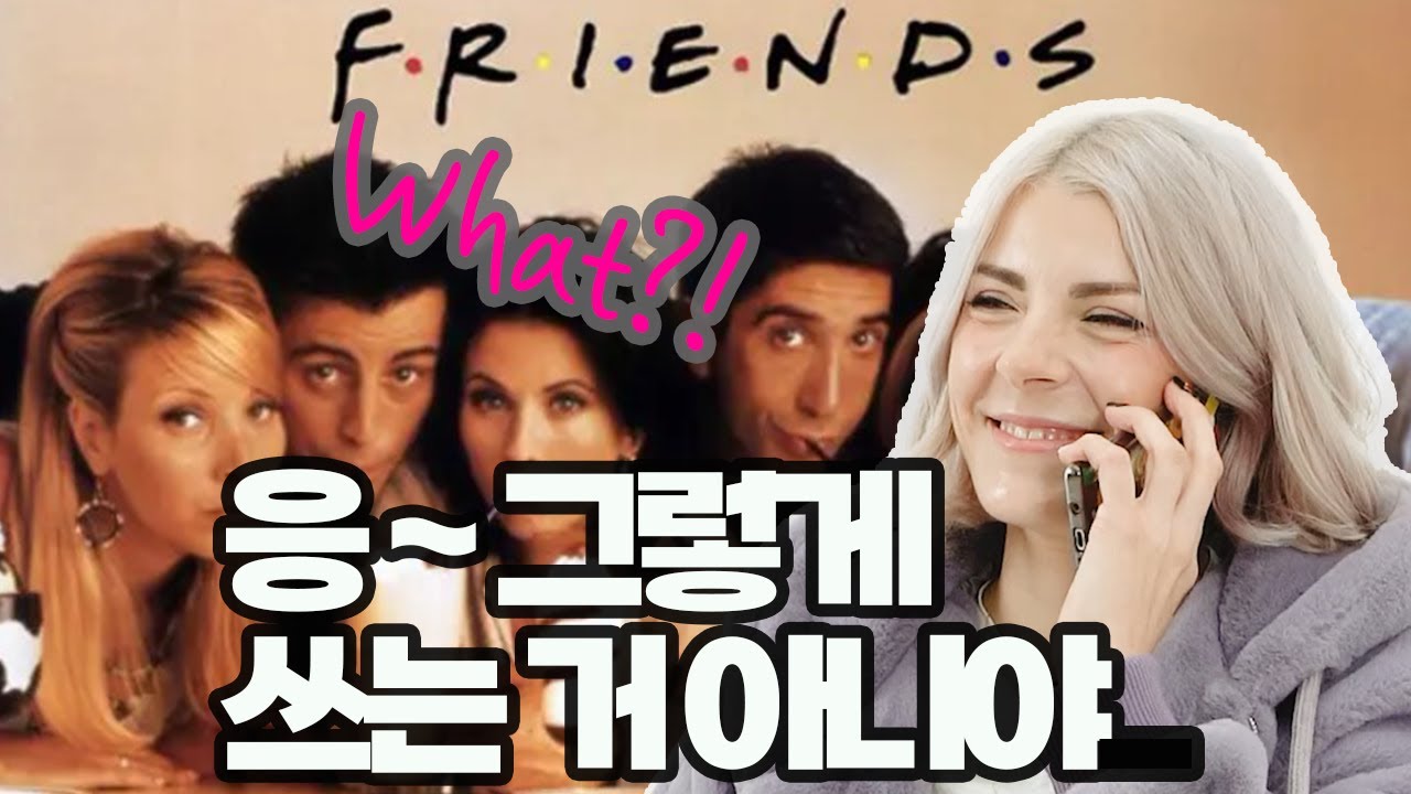 미드프렌즈에서 나온 영어표현이 실제 원어민에게 먹힐까?
