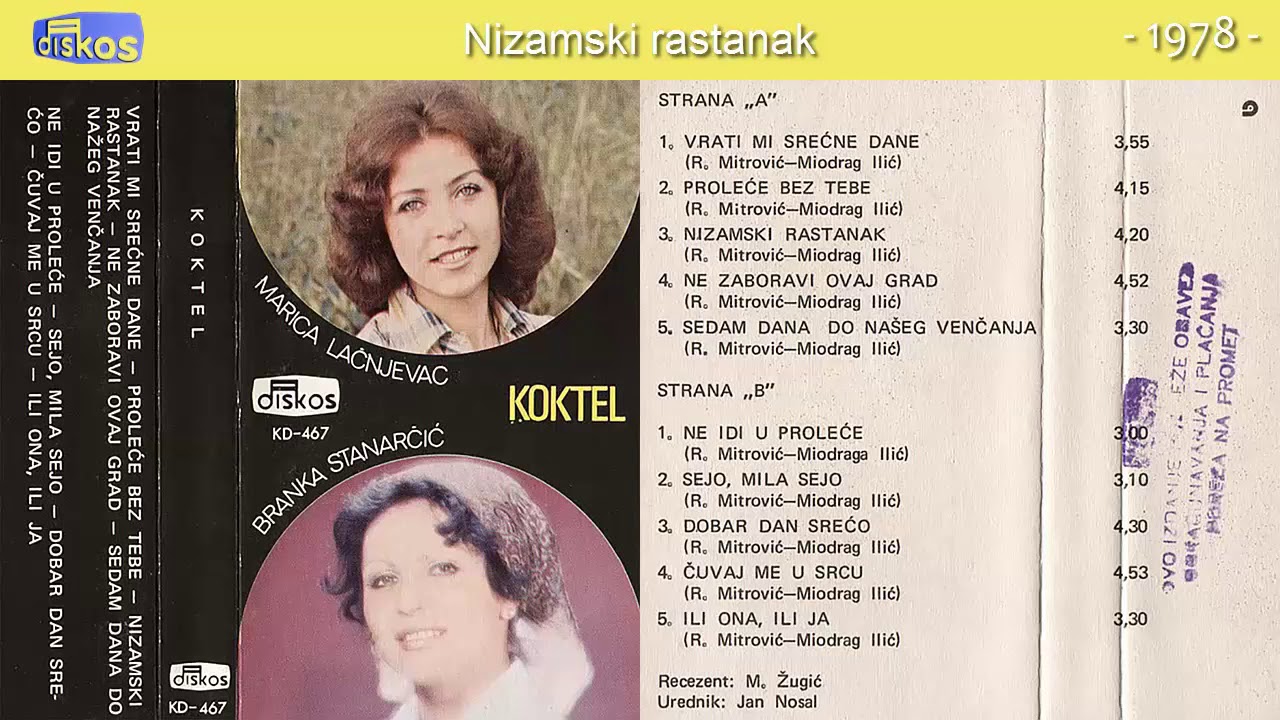 Koktel Pesama - Vrati mi srecne dane - (Audio 1978) - CEO ALBUM