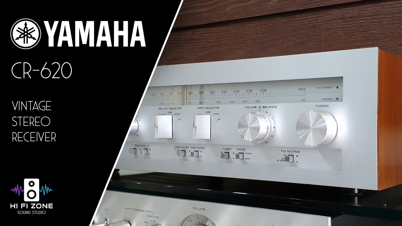 Yamaha CR-620 (1977) Vintage Stereo Receiver | Hi Fi Zone Sound Studio