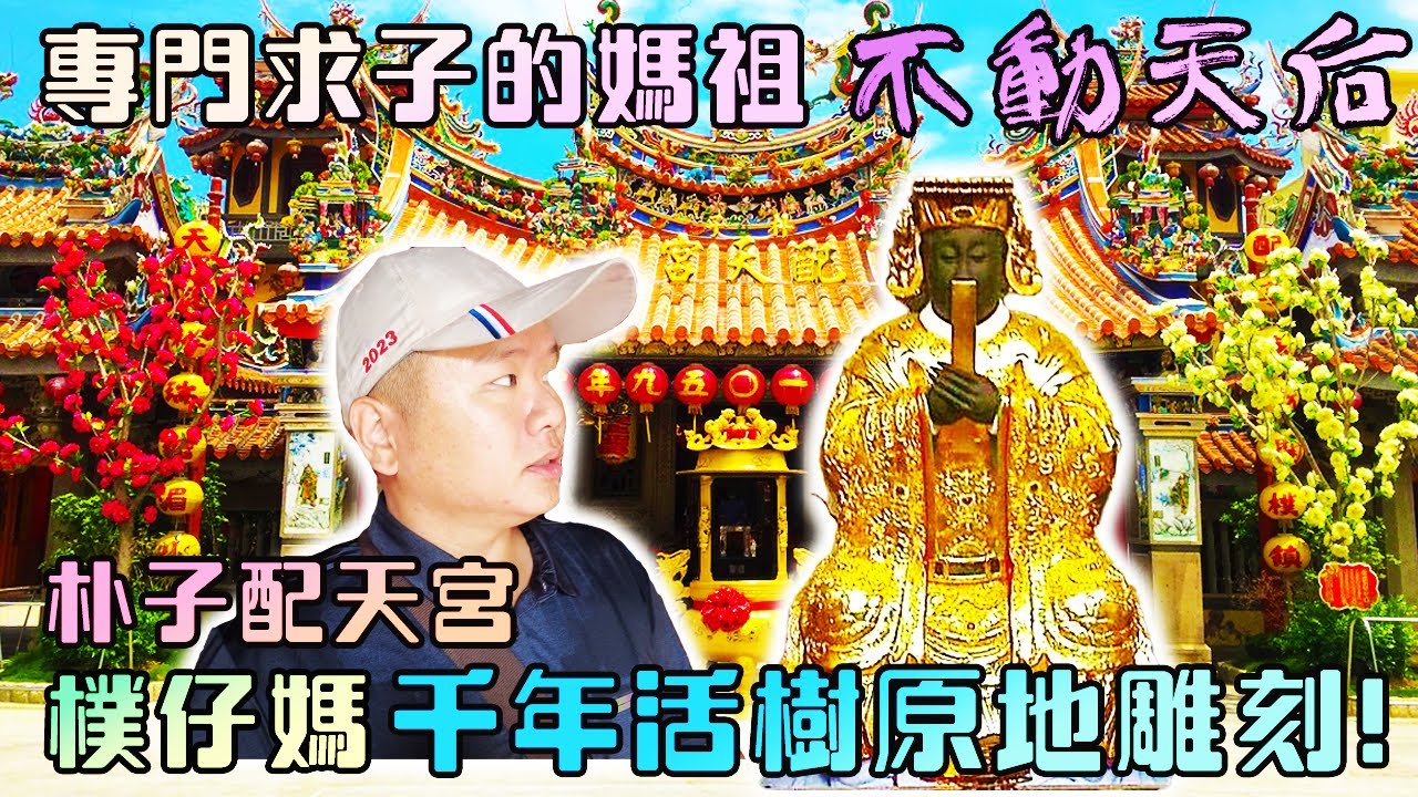 【介紹你好廟】EP27 朴子配天宮｜天上聖母媽祖－『樸仔媽』｜專門求子的媽祖｜千年樸樹原地雕刻｜康熙金杯筊、嘉慶御賜燈花｜淨化除煞的龍虎擔｜先楓行腳 