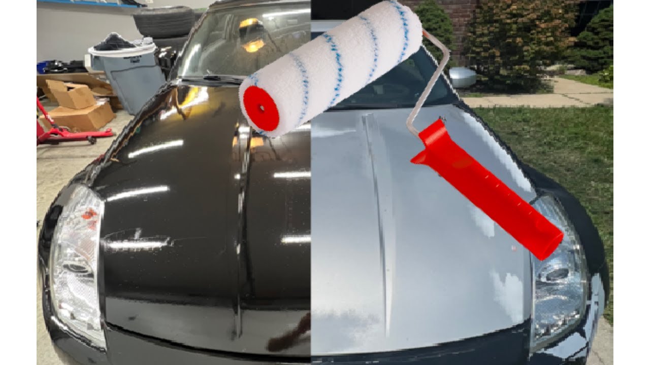 Roller Painting My 350z Drift Car