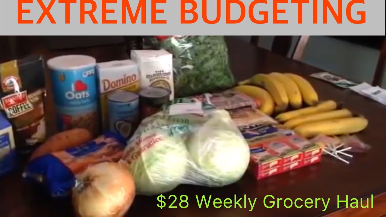 How to live on $2 a day GROCERY HAUL