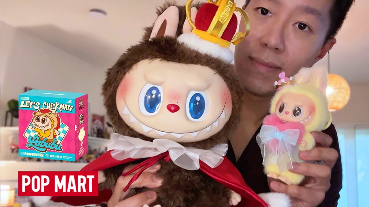 КОРОЛЕВСКАЯ ЛАБУБУ!! Распаковка виниловых плюшевых кукол POP MART Let's Checkmate Series Queen и ...