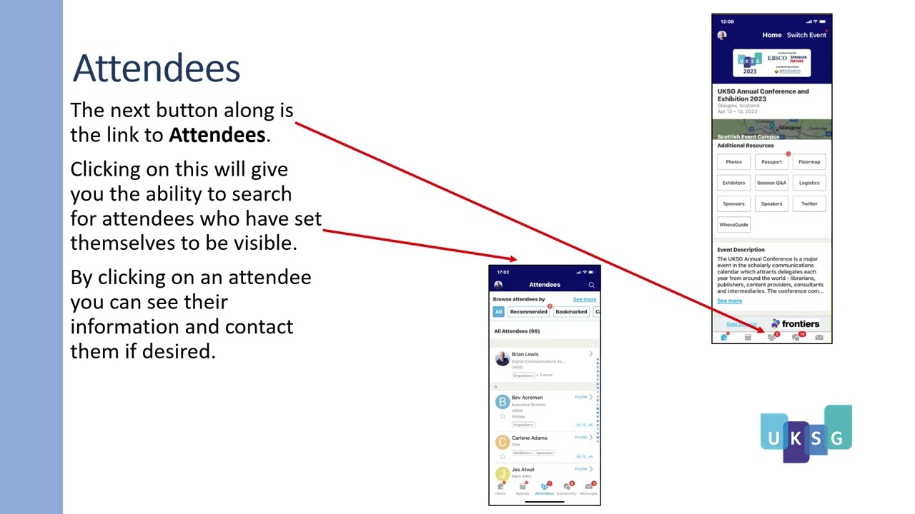 UKSG 2026 - Finding your way around the app