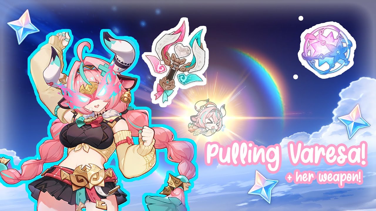 Pulls for Varesa!! | cozy genshin video