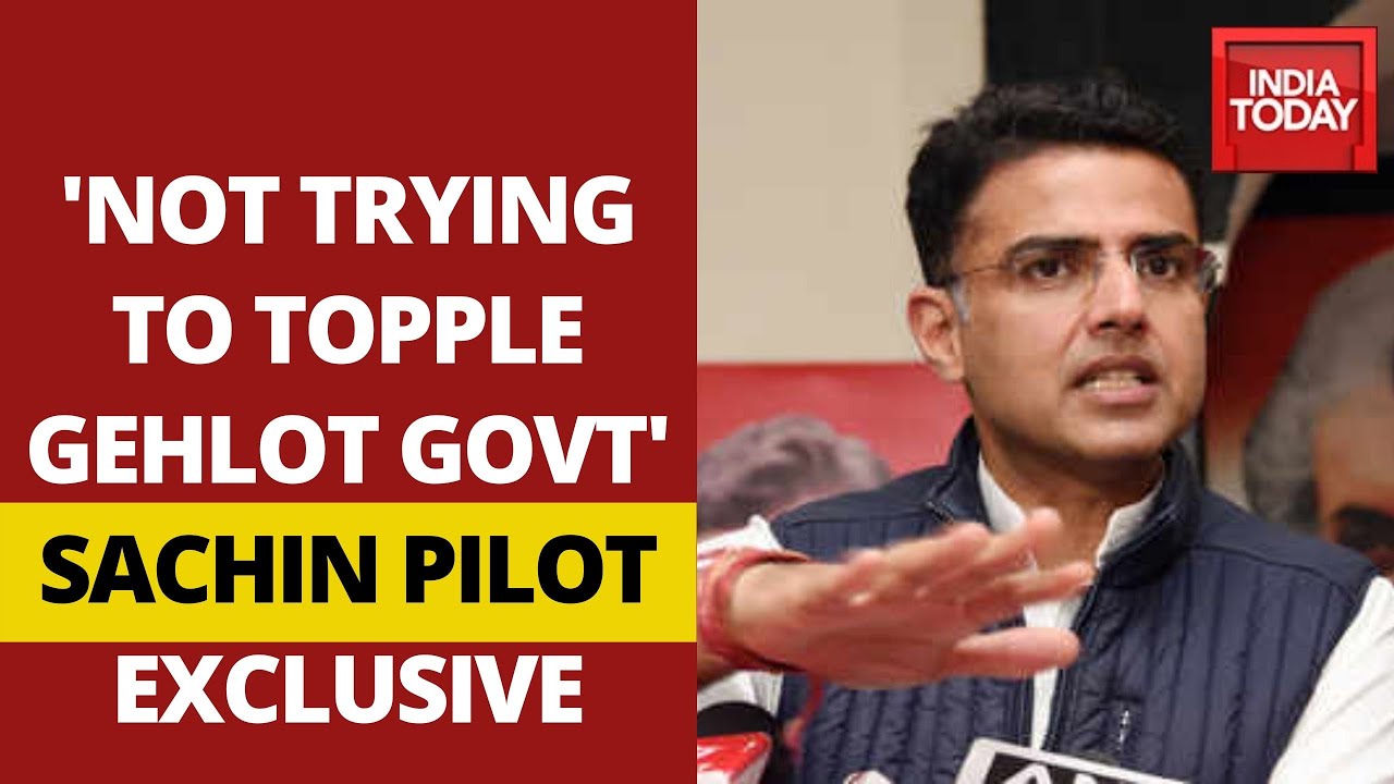 'Claims Of Me Trying To Topple Gehlot Govt With BJP's Help Baseless': Sachin Pilot Exclusive
