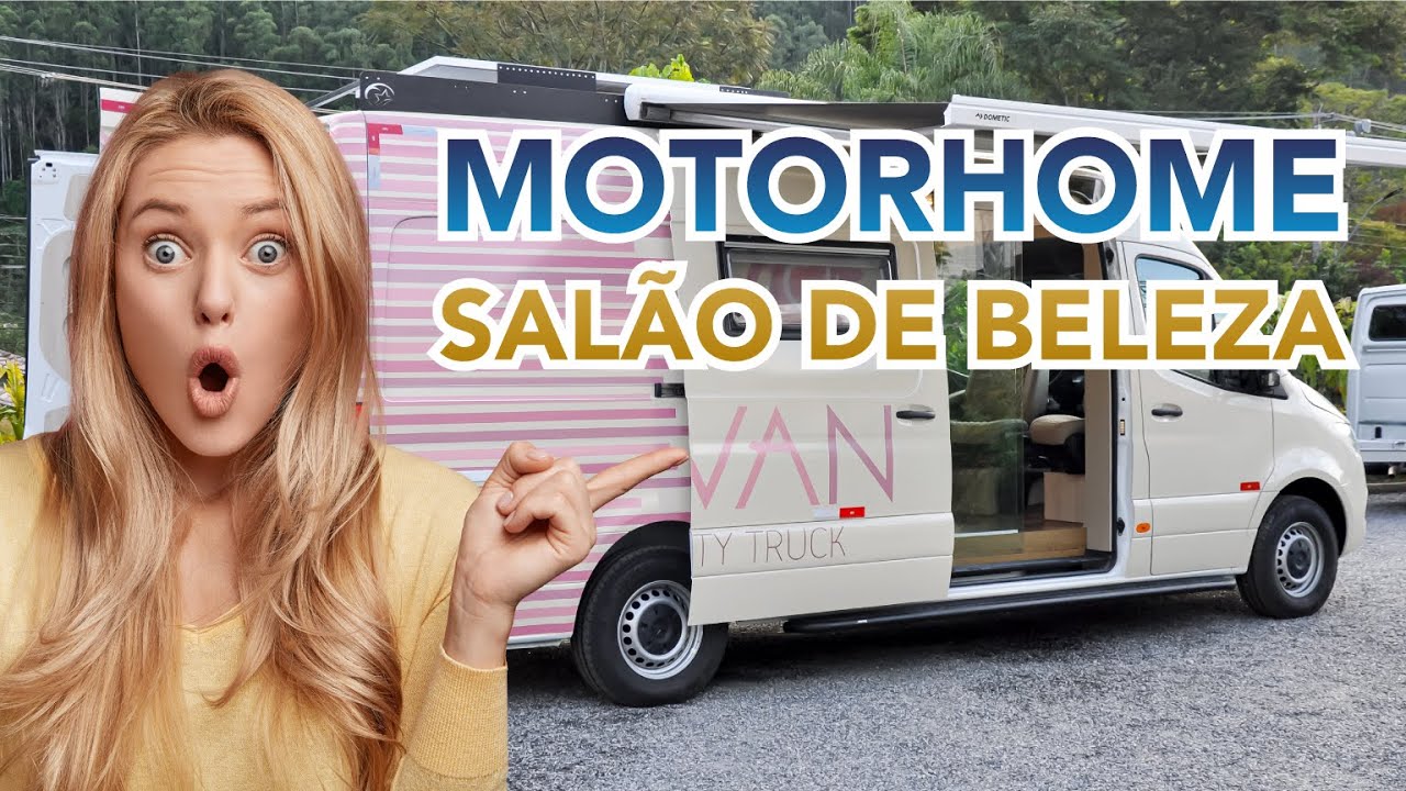 Motorhome + Salão de Beleza 😍 Ficou Maravilhoso!