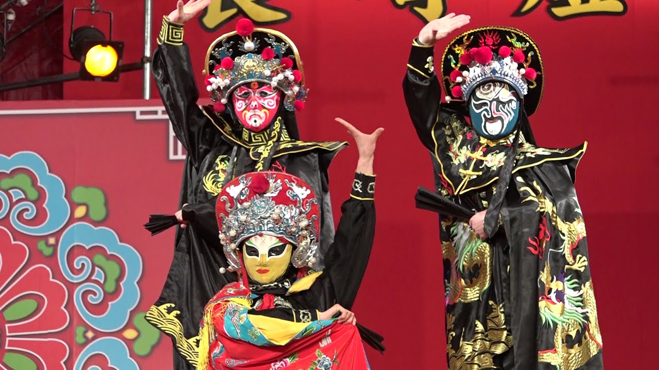 三人変面　中国雑技　2018長崎燈會・中央公園　20180302