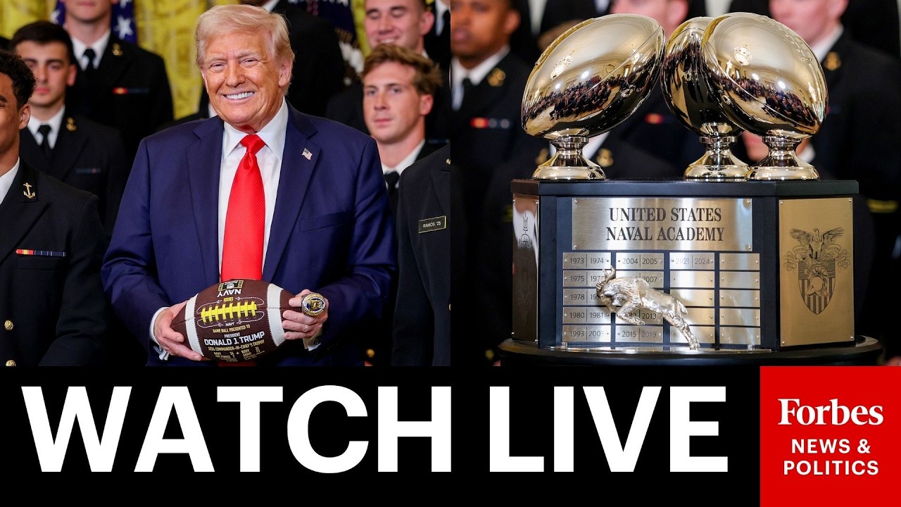 LIVE: President Trump Hosts The Commander In Chief Trophy Presentation