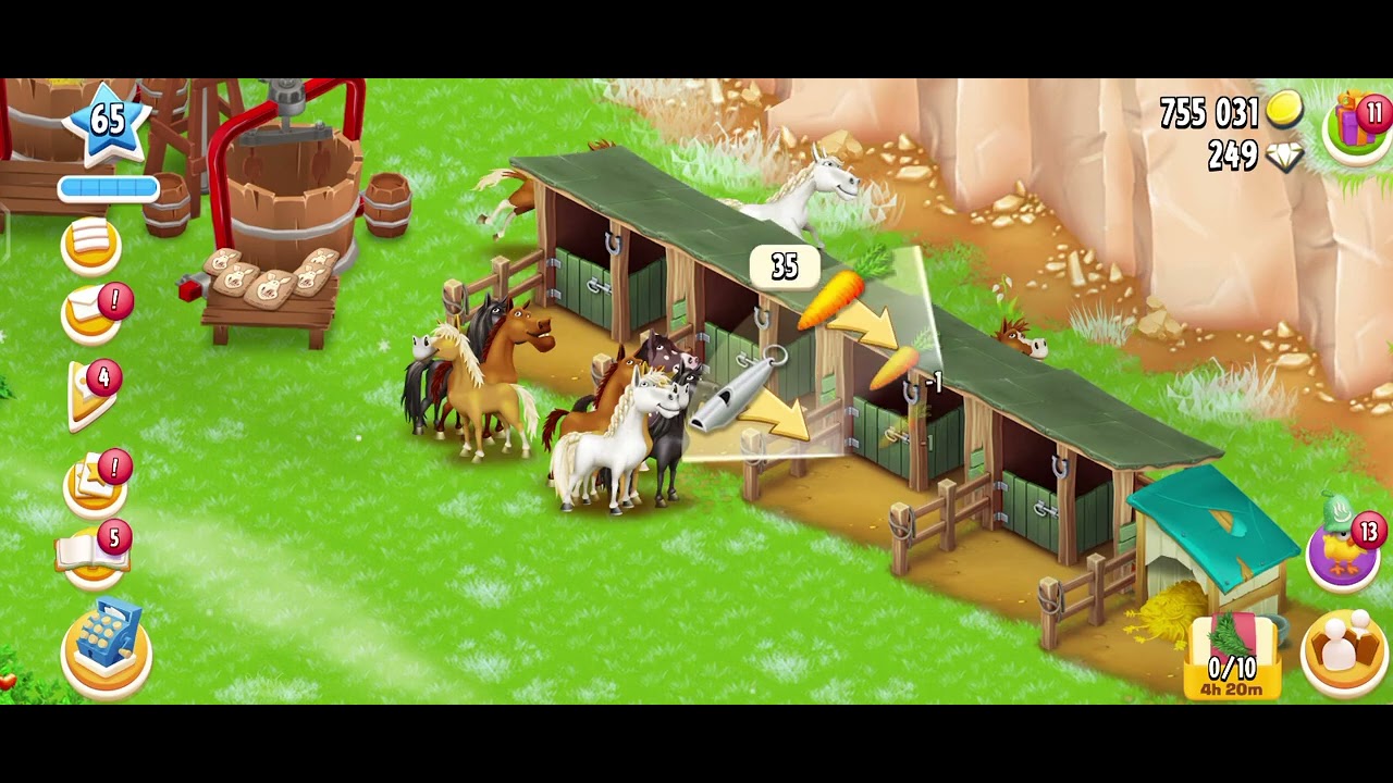 My ship going to Hay Day Farm house 