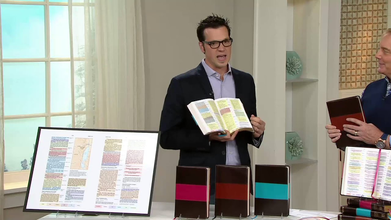 NIV Rainbow Study Bible with Color Coded Verses on QVC