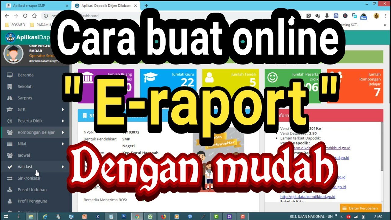 Cara Membuat Online E-raport Dengan Mudah