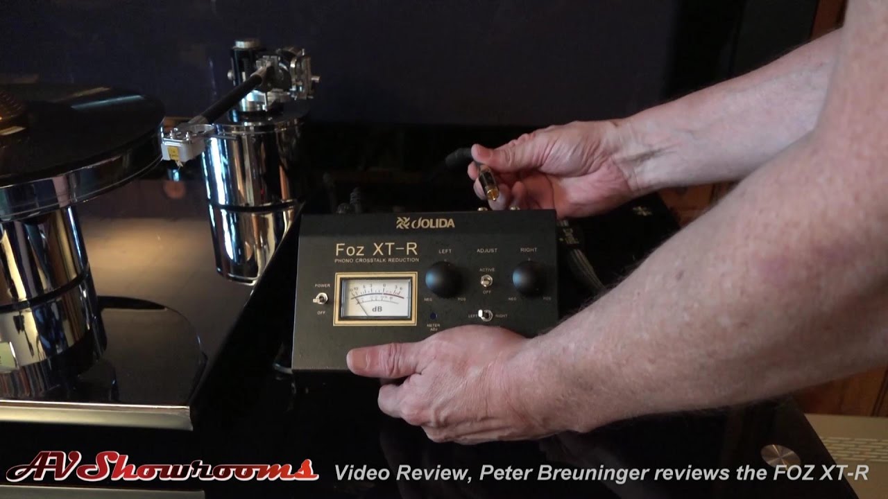 Jolida FOZ XT-R, demonstration and report, set turntable azimuth and remove crosstalk