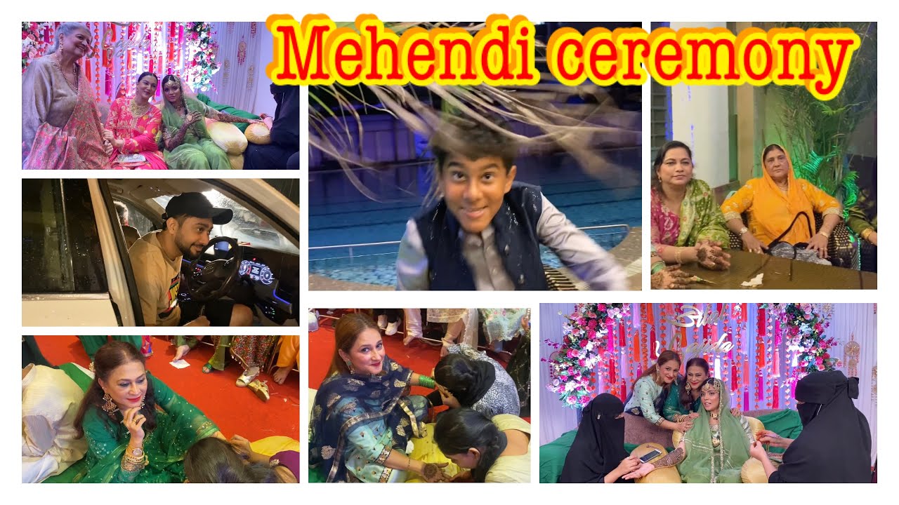 Mehendi ceremony #familyvlog #mehendi