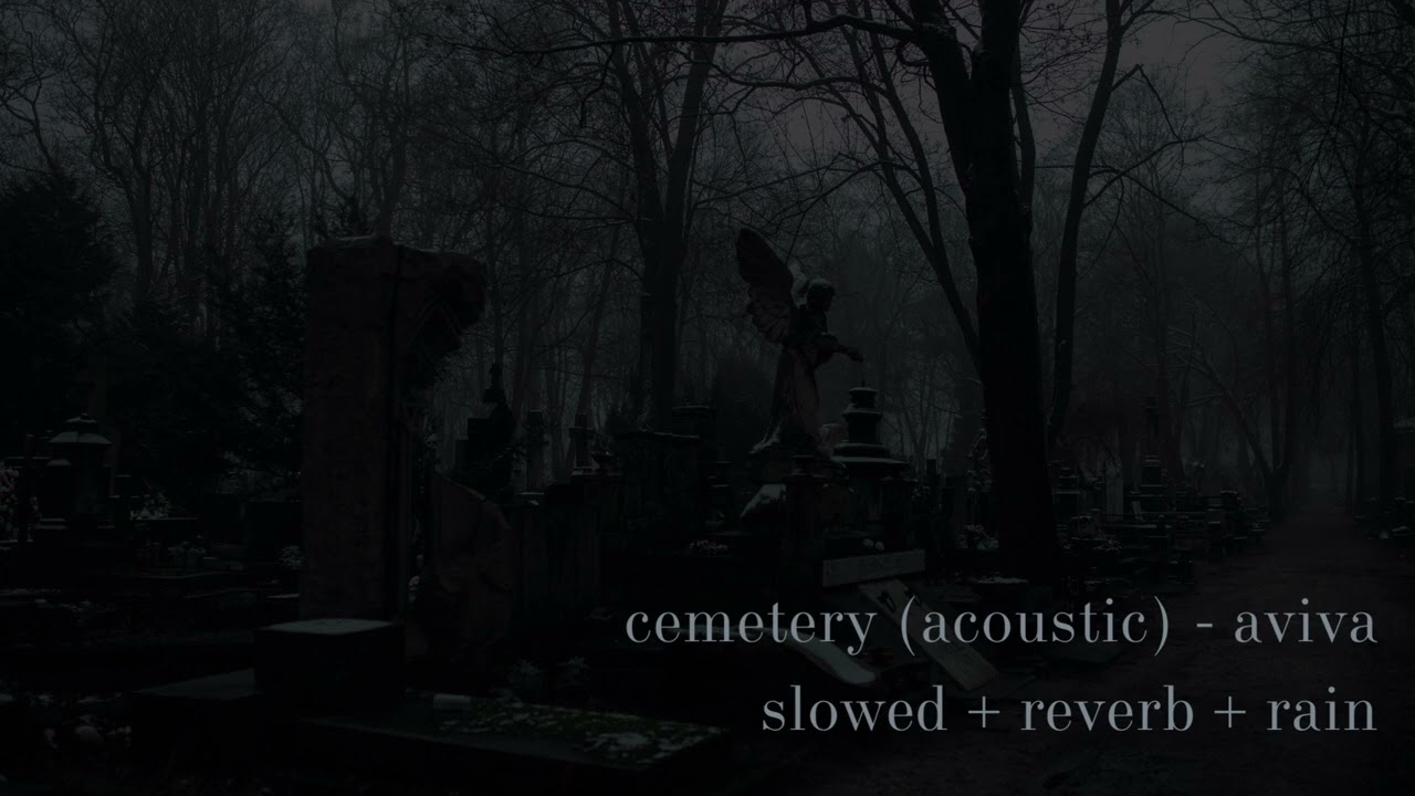 cemetery (acoustic) - aviva // slowed + reverb + rain