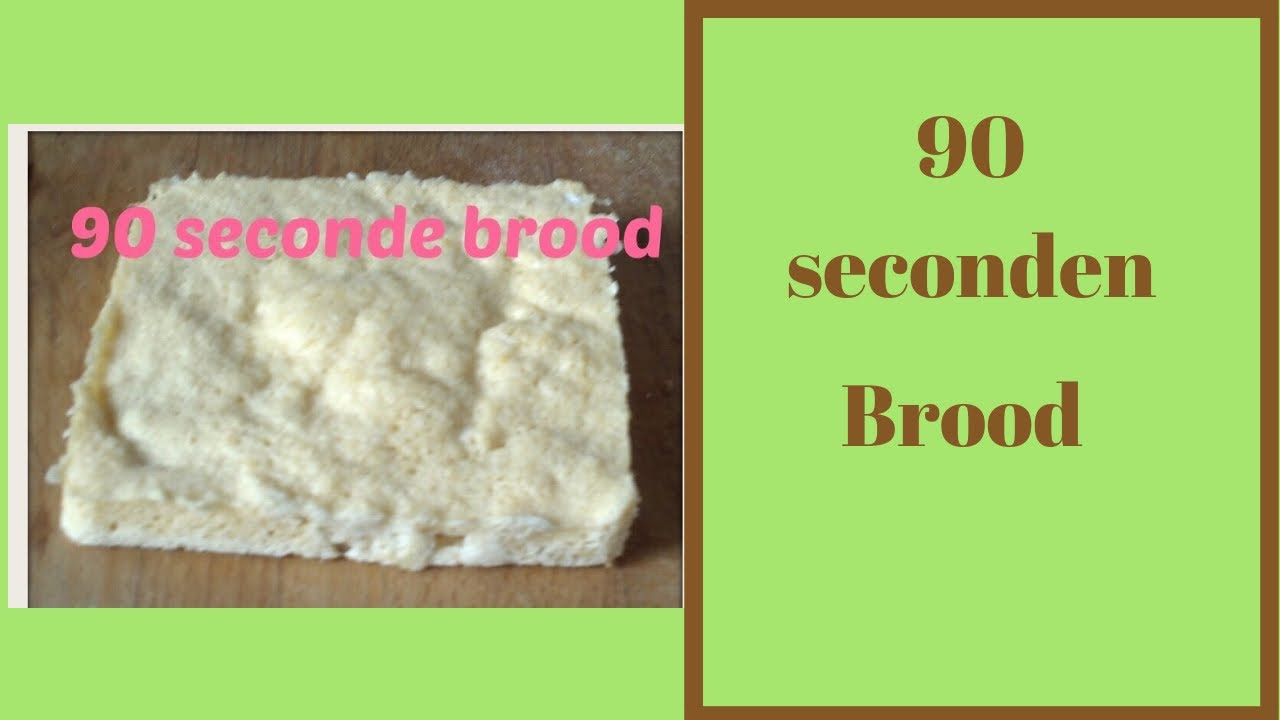 90 seconden brood | koolhydraatarm | glutenvrij