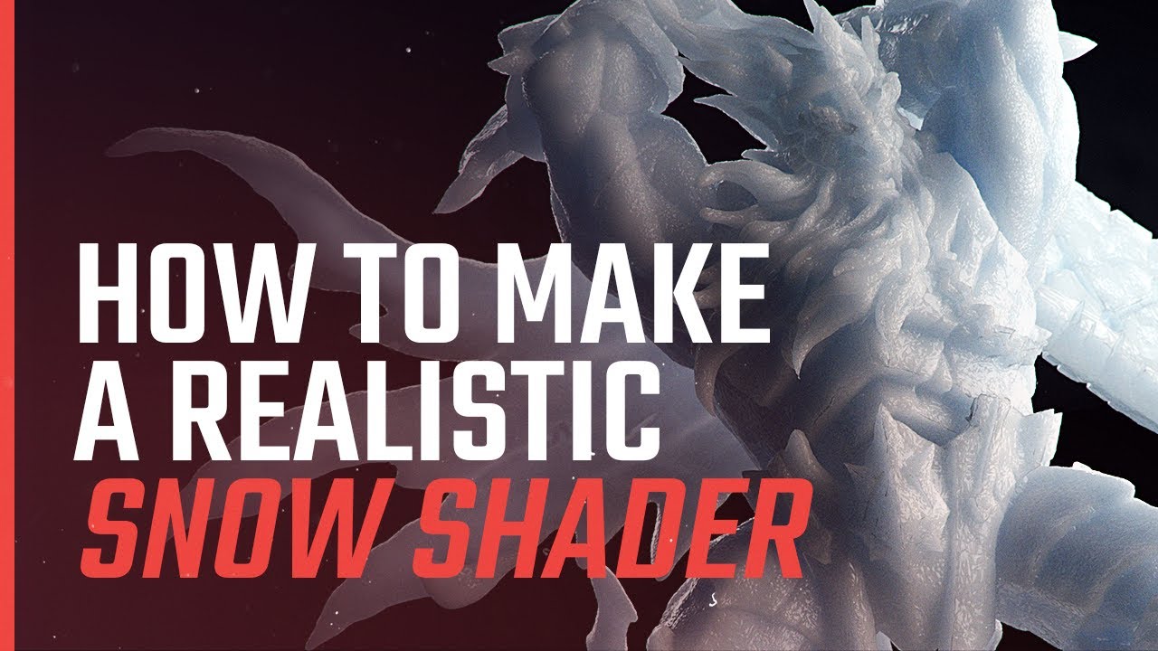 How To Create a REALISTIC Snow SHADER with MAYA & ARNOLD