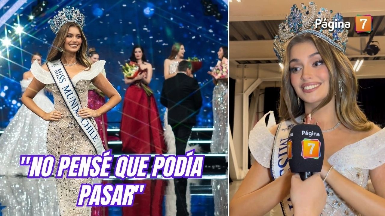 Ignacia Fernández y sus planes tras ganar la corona en Miss Mundo Chile