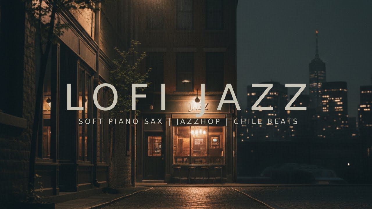 Lofi Jazz | Soft Piano Sax | Chill Hip Hop Beats | Brooklyn Nights Jazzhop