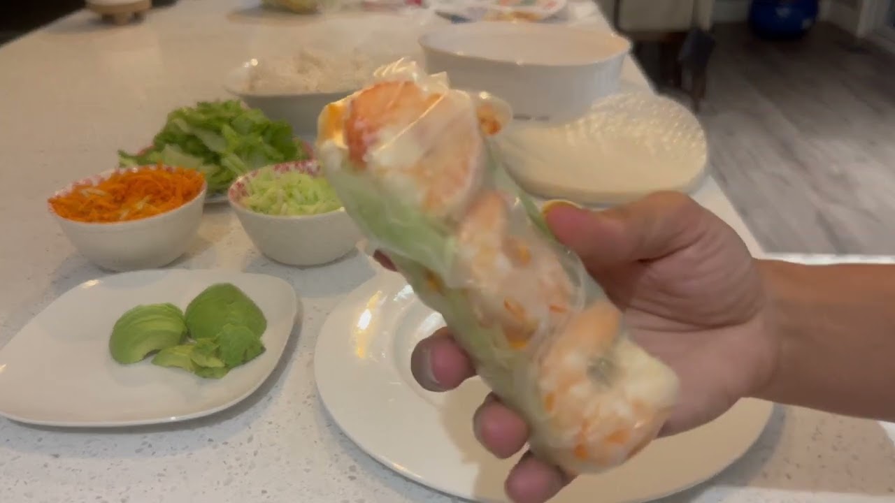 Vietnam Spring Roll - Pirinç Yufkası Sarması