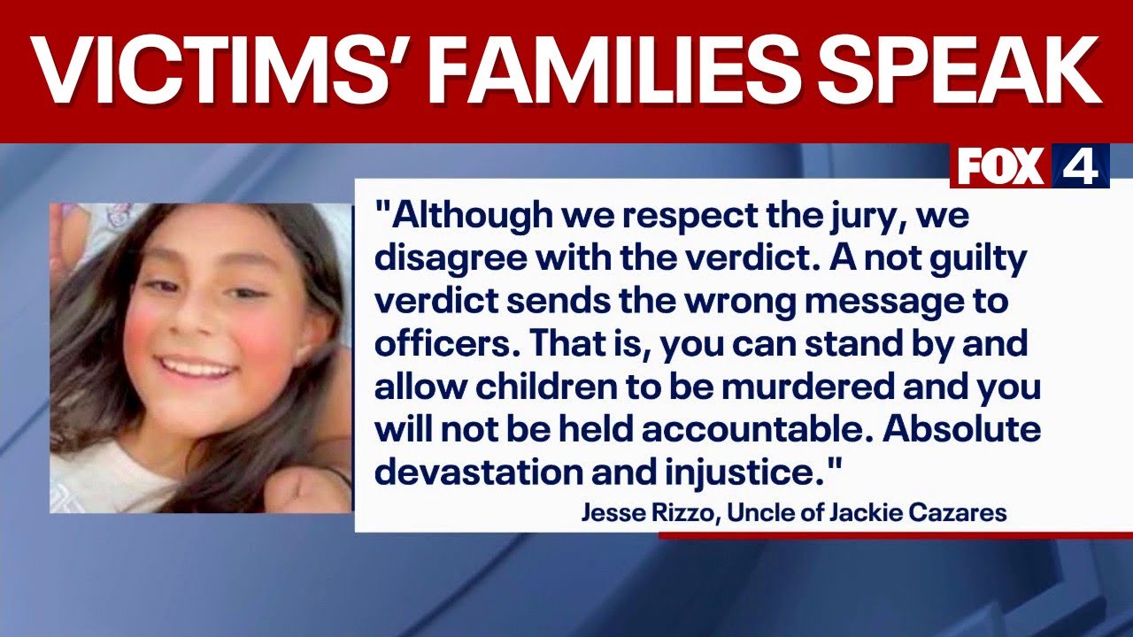 Family of victims' speak on Uvalde shooting verdict
