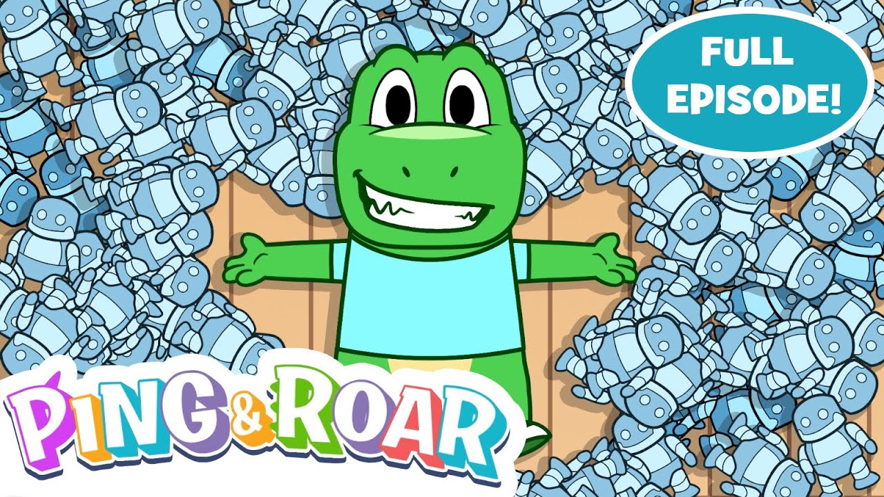 😭 Missing Rozilla 🤖 | Cartoons For Kids | Ping & Roar! | 70