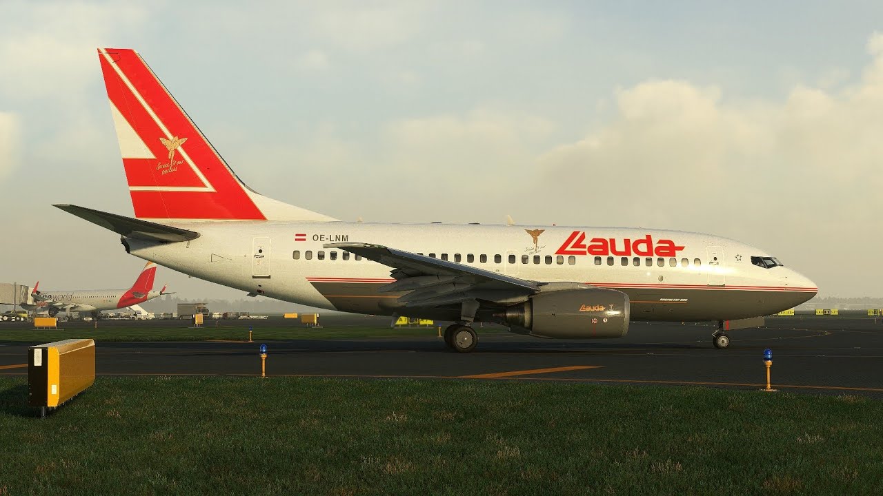 LAUDA AIR PMDG 737 600 - AMSTERDAM SCHIPOL EHAM TO MANCHESTER EGCC. Steamed live on Twitch TV.