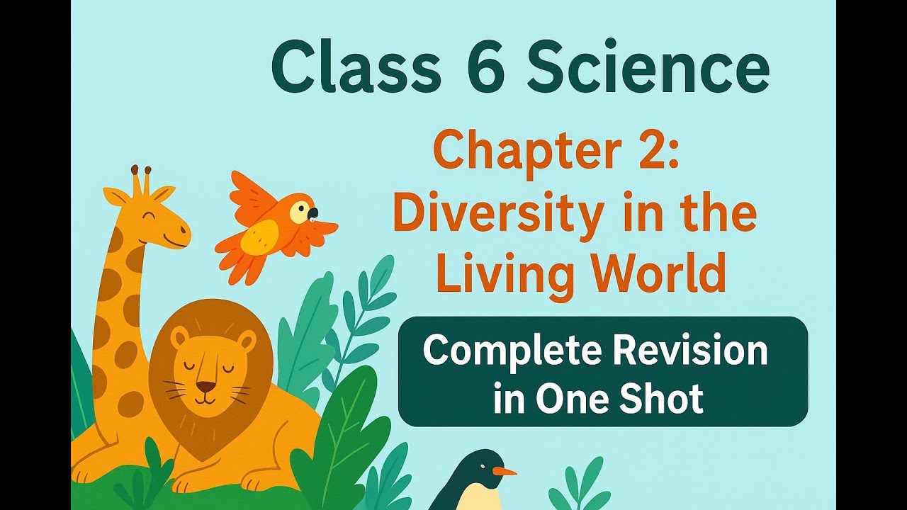 Class 6 Science | Chapter 2: Diversity in the Living World | Complete Revision in One Shot NCERT