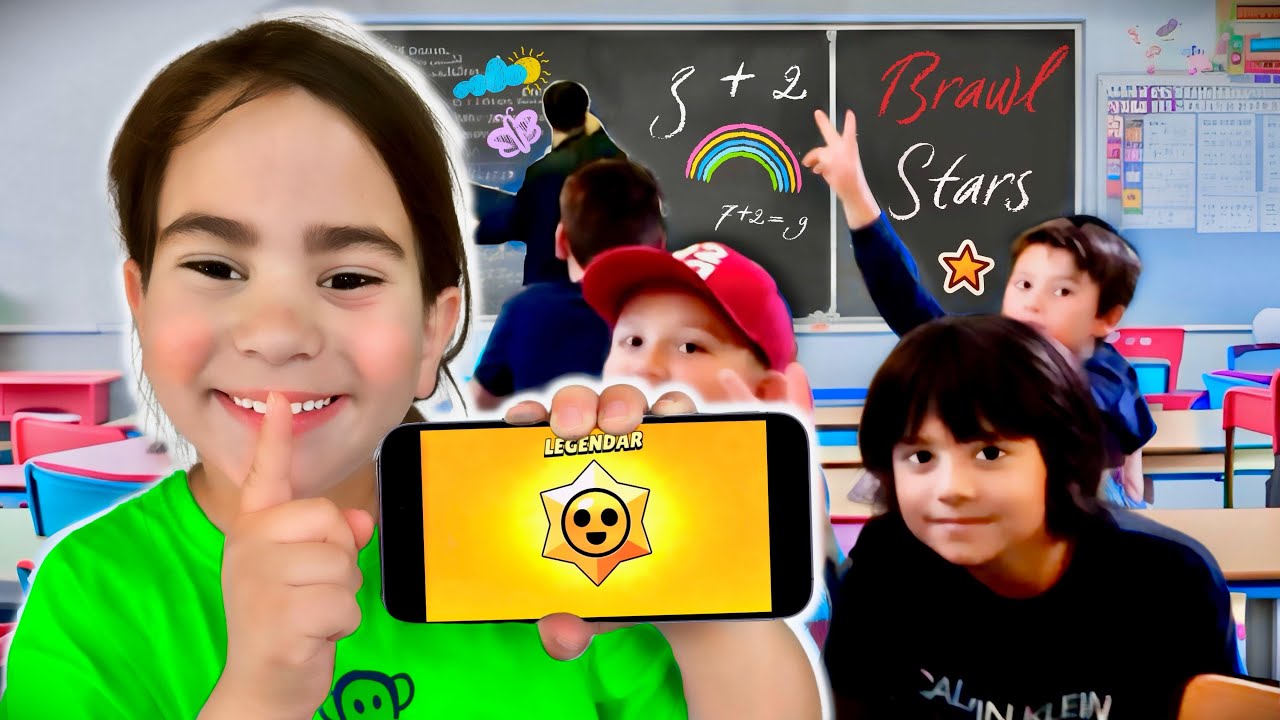 Ich Spiele Heimlich in der SCHULE BRAWL STARS und der LEHRER ERWISCHT MICH...😭
