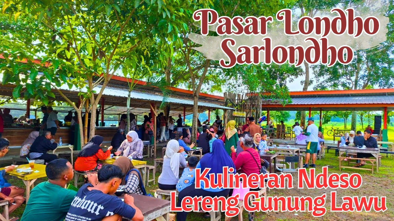 SARANGAN SEPI???, SEMUA PENGUNJUNG PINDAH KULINERAN KE SARLONDHO. ENAK MURAH DAN SYAHDU