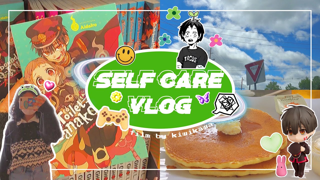 🌀vlog ep. 009;; manga shopping + haul + self care + watching anime !! :D