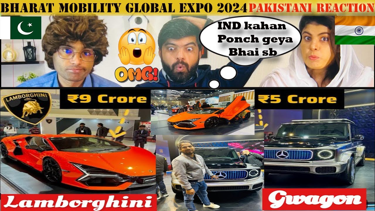 Пакистанская реакция на выставку Bharat Mobility Global Expo 2024 Bharat Mandapam Delhi Полная ин...