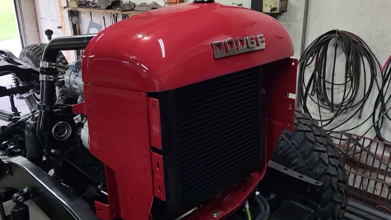 1949 dodge powerwagon with Cummins 3.9
