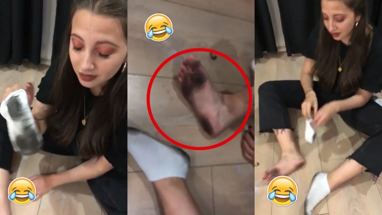 Natalia quedo con los pies sucios😡😂