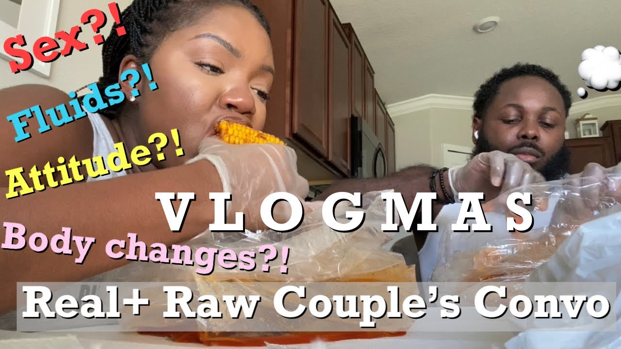 Mukbang:Vlogmas 16&17 | Real Couple Convo|Pregnancy Journey| Boyfriend’s Honest Thoughts 😂🤦🏽‍♀️