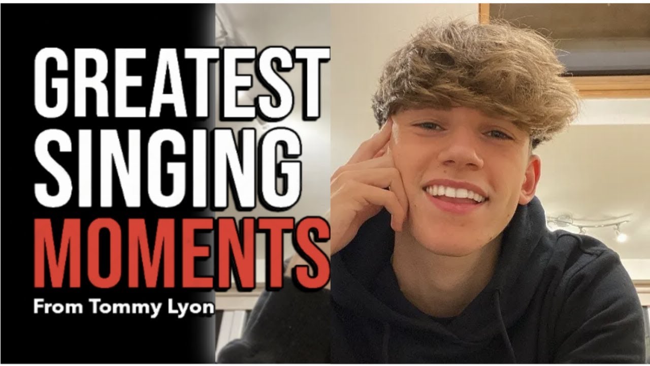 GREATEST Singing Moments from TikTok star Tommy Lyon!