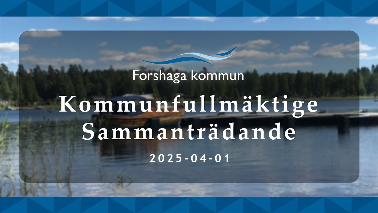 Kommunfullmäktige sammanträde 2025-04-01