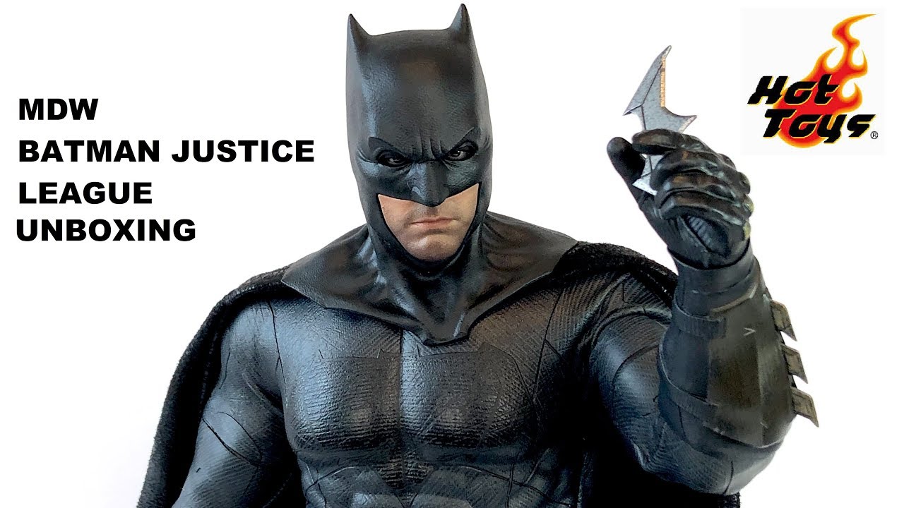 MDW Hot Toys Batman Justice League Figure Unboxing