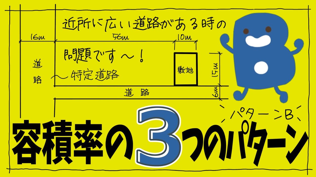建築士試験【法規067】容積率の計算問題(パターンB)（vol.0280）