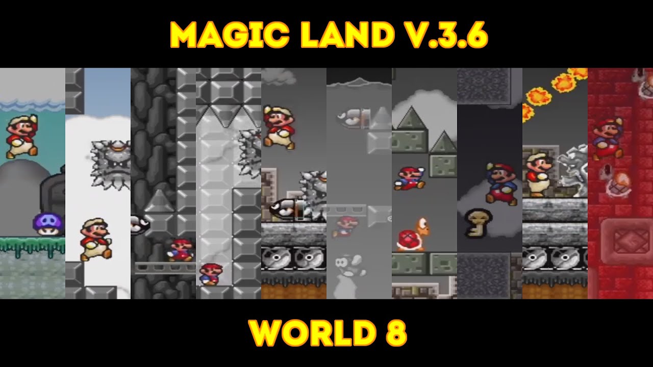 MARIO FOREVER MAGIC LAND V.3.6 - WORLD 8 - GAMEPLAY - 1080P #gameplay #mario