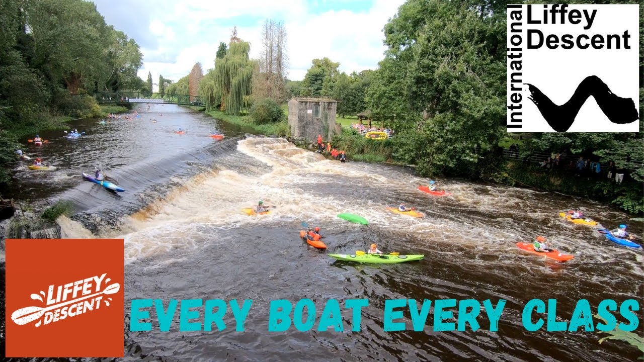 Liffey Descent 2021 Straffan Weir. All Classes: K2, K1, WWR, GP & OC