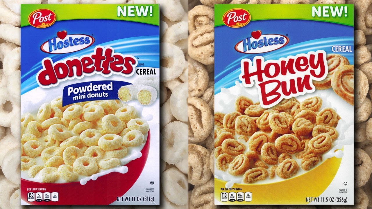 Hostess Donettes &  Honey Bun Cereal (2018)
