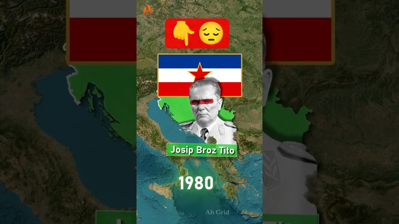 How Yugoslavia Collapsed Into 7 Countries #shorts #europa #history #mapping