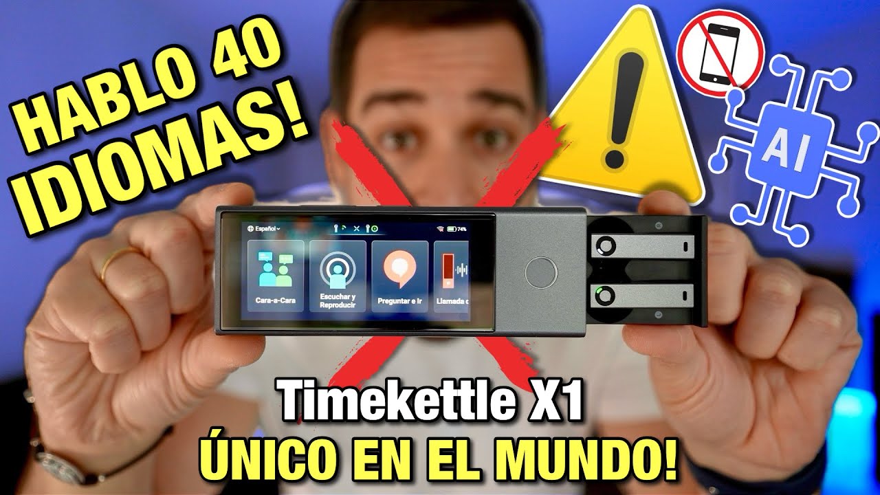 Timekettle X1 Interpreter Hub, el DISPOSITIVO con IA para HABLAR 40 IDIOMAS!